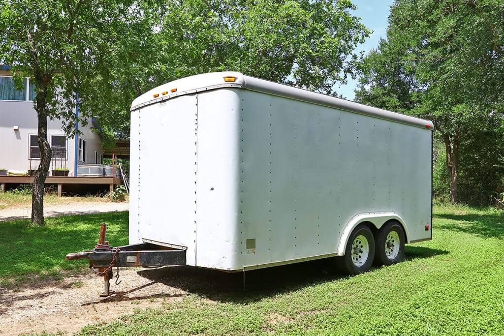 16' Enclosed Trailer with Ramp