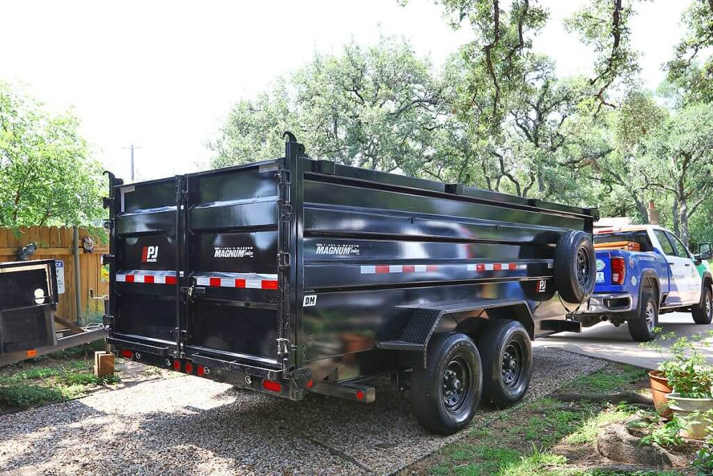 16 Ft End Dump Trailer