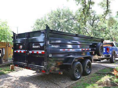 16 Ft End Dump Trailer