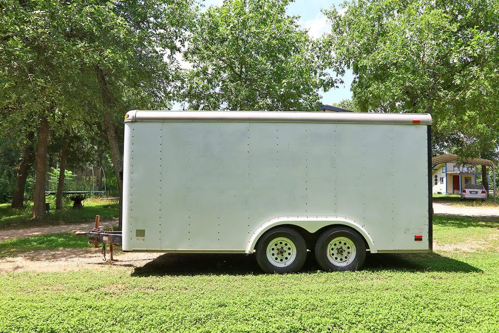 16' Enclosed Trailer with Ramp