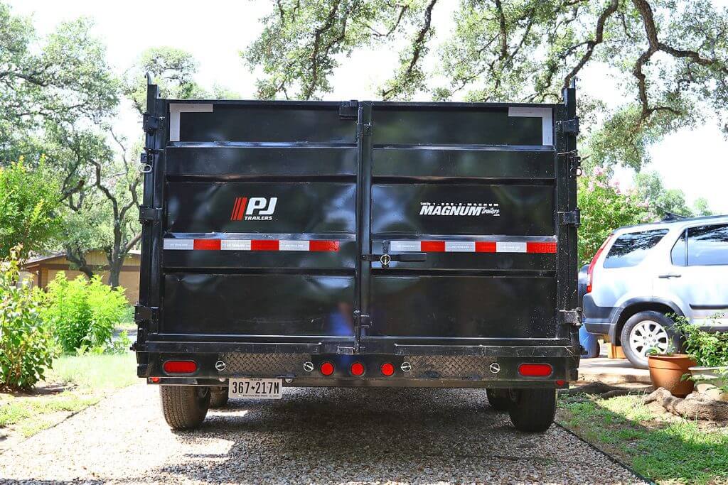 16 Ft End Dump Trailer