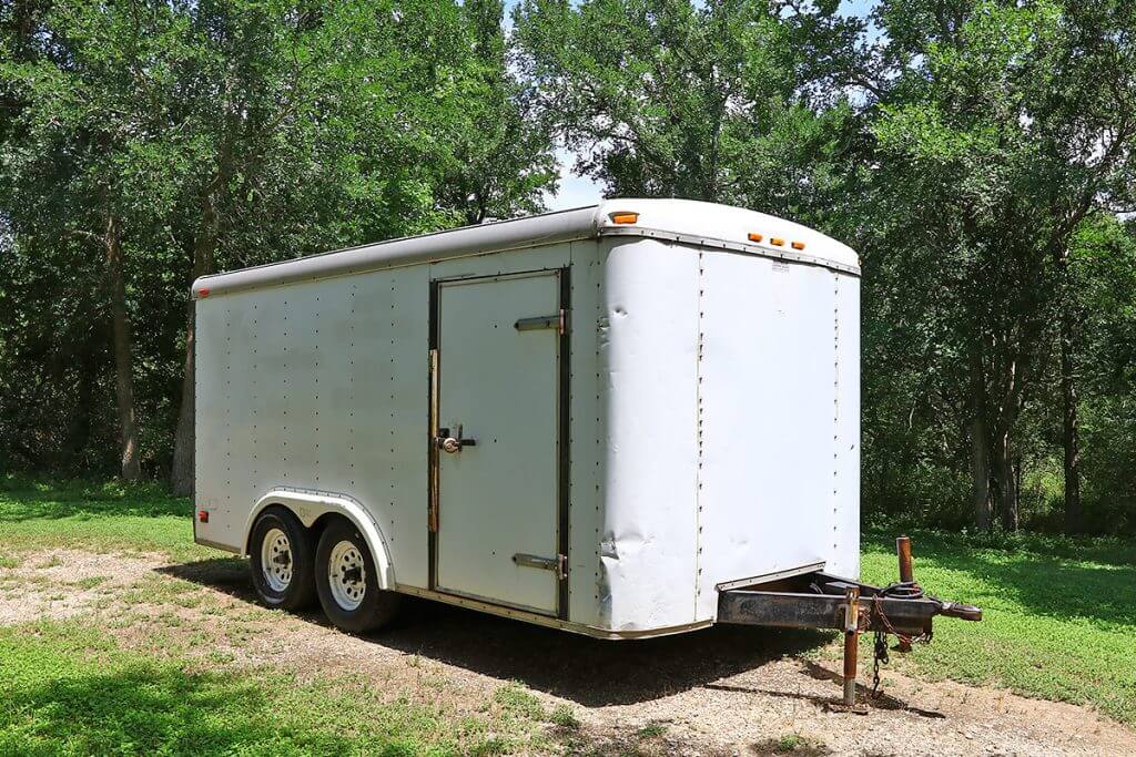 16' Enclosed Trailer with Ramp