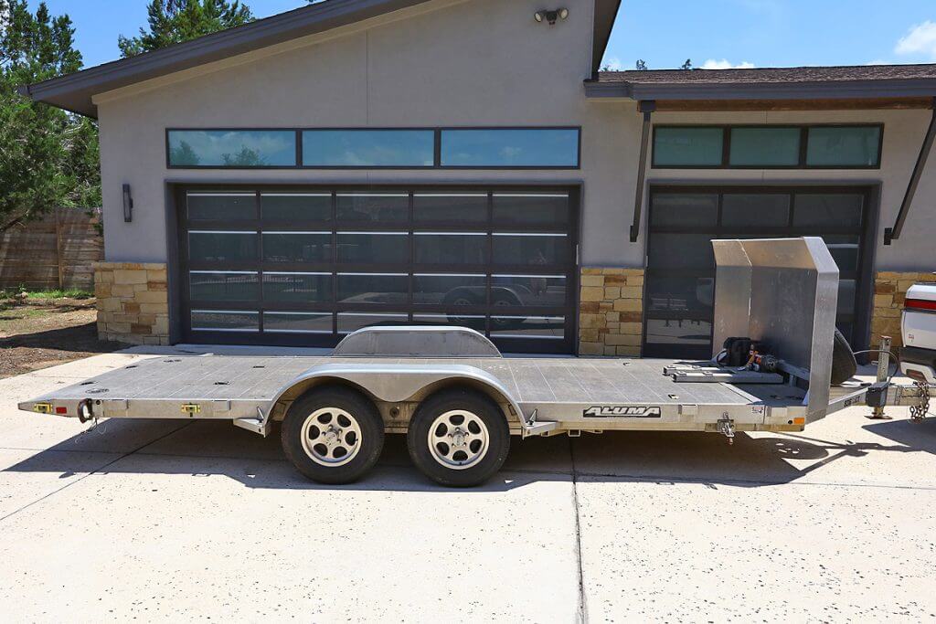 Aluma Tilt Bed Car Hauler