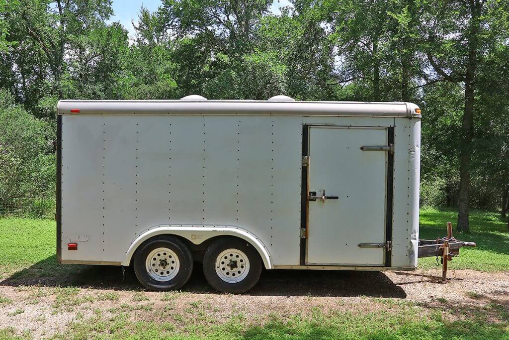 16' Enclosed Trailer with Ramp