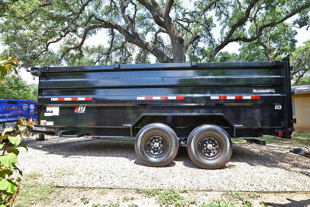 16 Ft End Dump Trailer