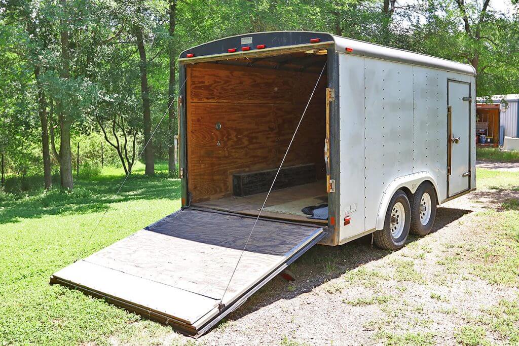 16' Enclosed Trailer with Ramp