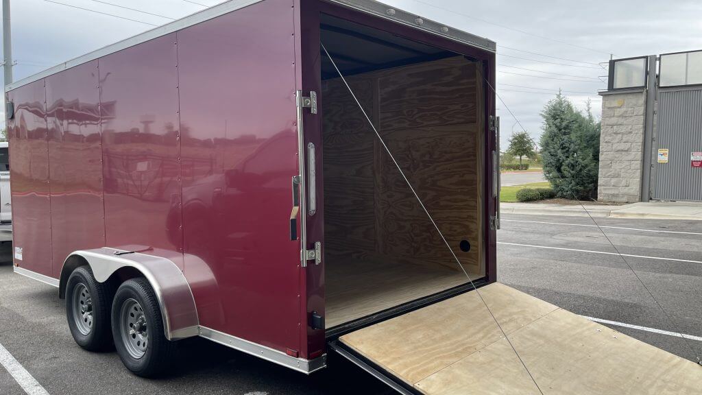 7’ x 16’ enclosed trailer