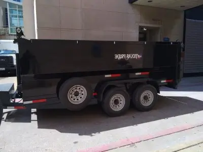 14'x4' dump trailer