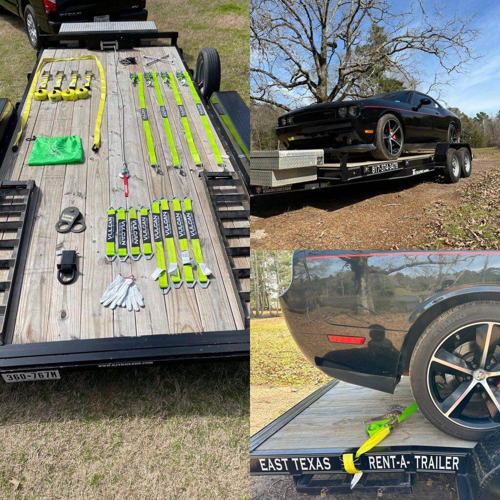 18' Car Hauler with Electric Winch