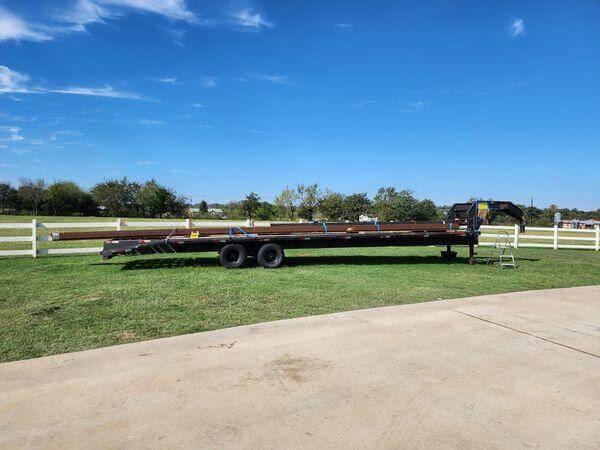 36 x 102 Gooseneck Dovetail Equipment Trailer