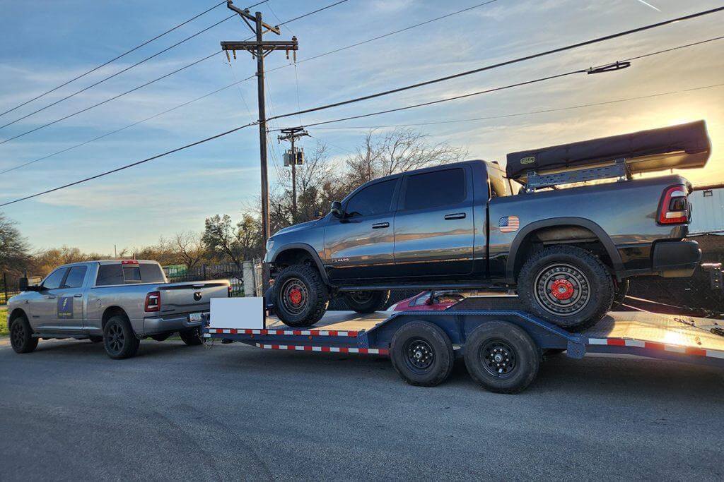 24FT Steel Deck Buggy Hauler