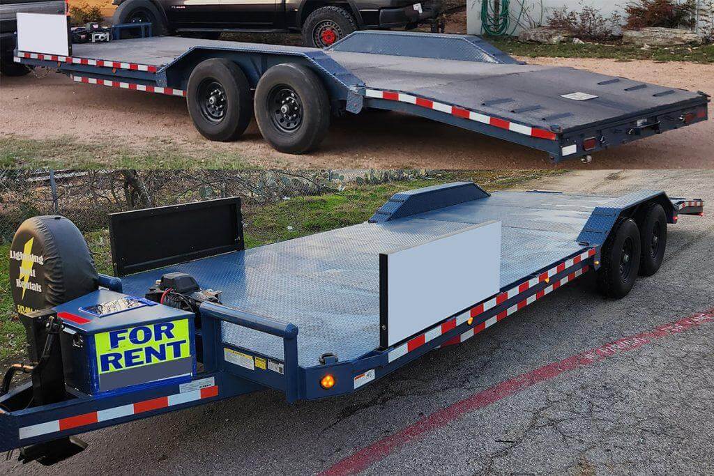 24FT Steel Deck Buggy Hauler