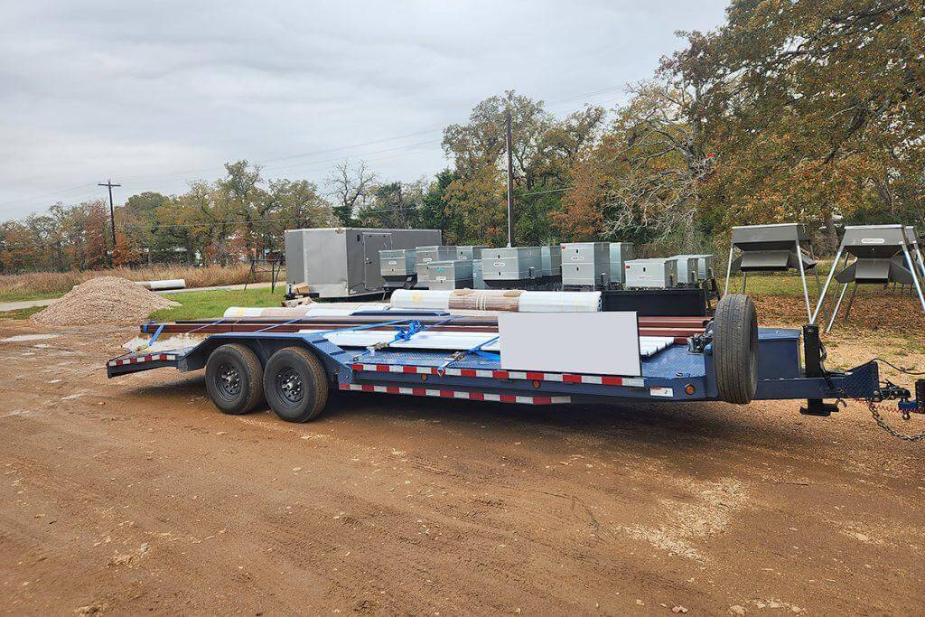 24FT Steel Deck Buggy Hauler