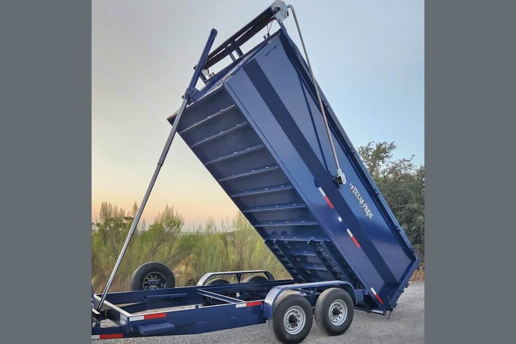 16x4 Dump Trailer w/ Automatic Tarp & Spreader gate