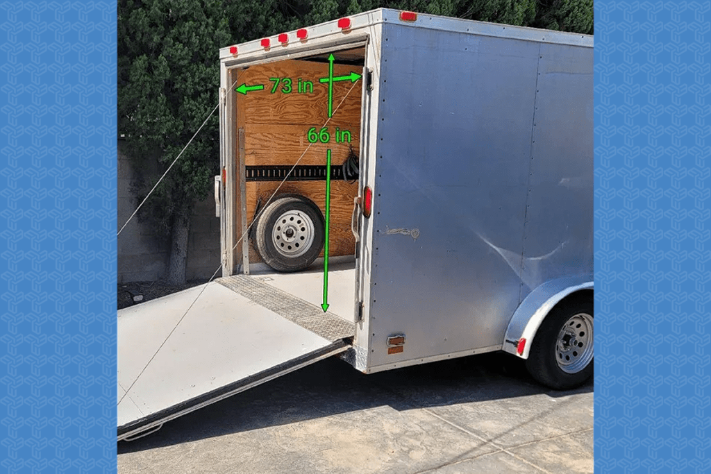 7x16 Enclosed Cargo Trailer