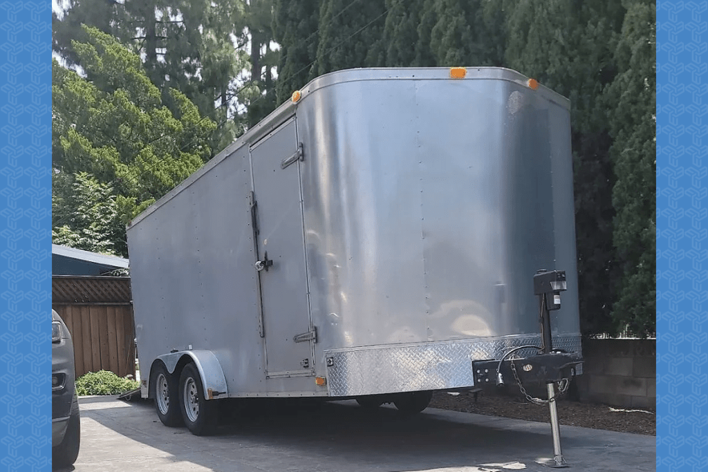 7x16 Enclosed Cargo Trailer