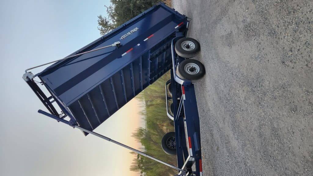 16x4 Dump Trailer w/ Automatic Tarp & Spreader gate