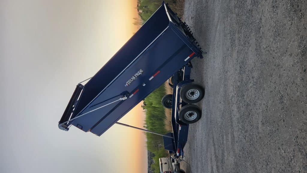 16x4 Dump Trailer w/ Automatic Tarp & Spreader gate