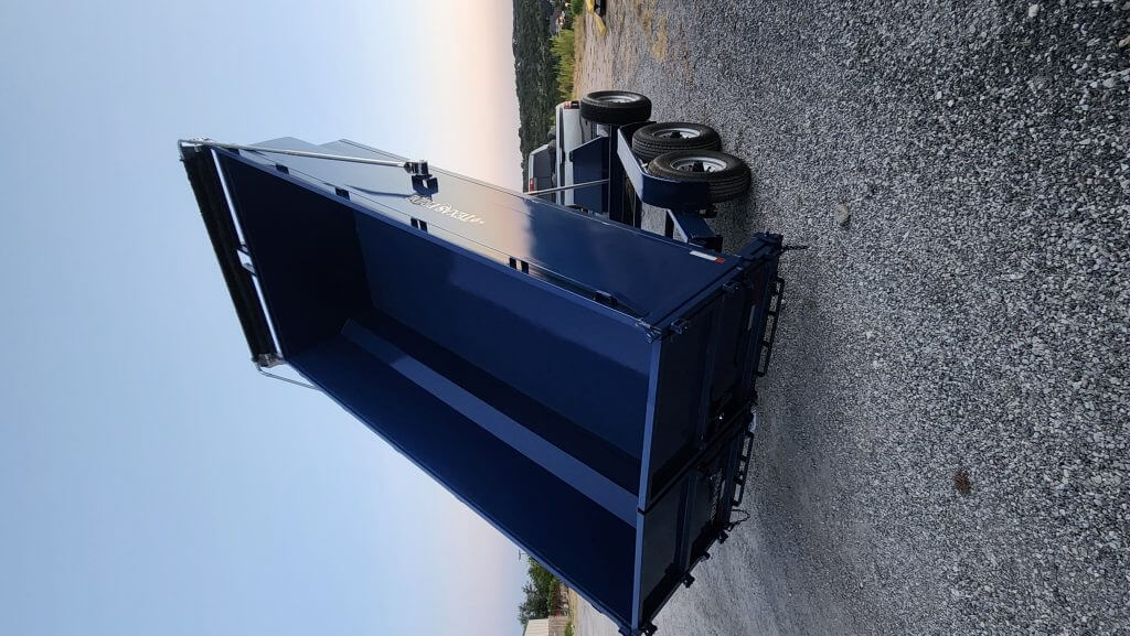 16x4 Dump Trailer w/ Automatic Tarp & Spreader gate