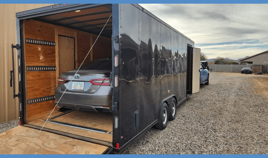 22FT+4FT Enclosed Car Hauler