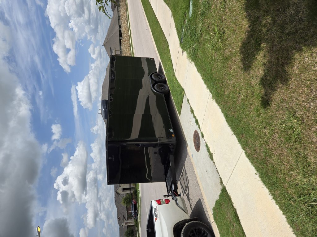 Enclosed Trailer With Tie Downs