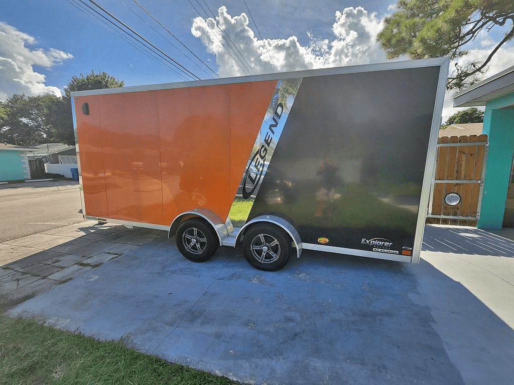 Super Lite 20ft Enclosed Aluminum trailer