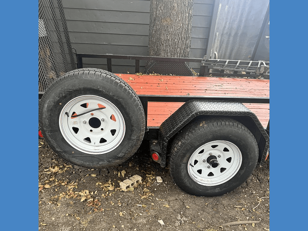 12' Utility Trailer with Sides & ATV Ramps