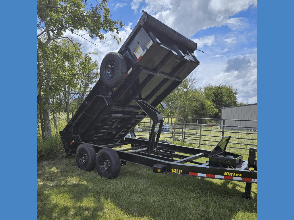 14 foot dump trailer.