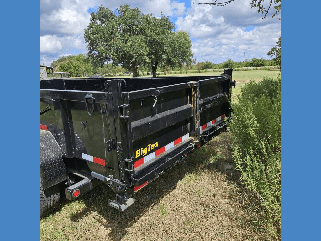 14 foot dump trailer.