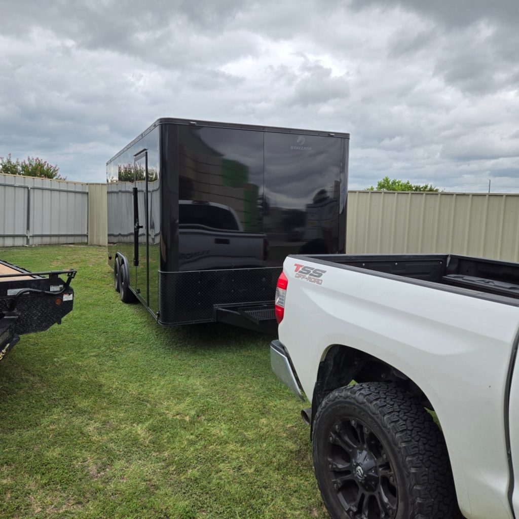 Enclosed Trailer With Tie Downs