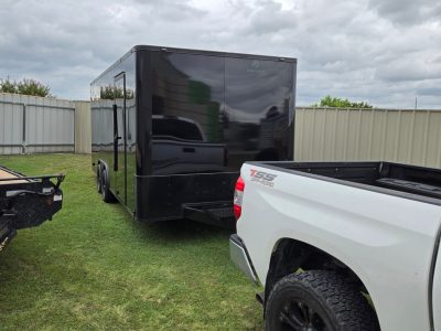 Enclosed Trailer With Tie Downs