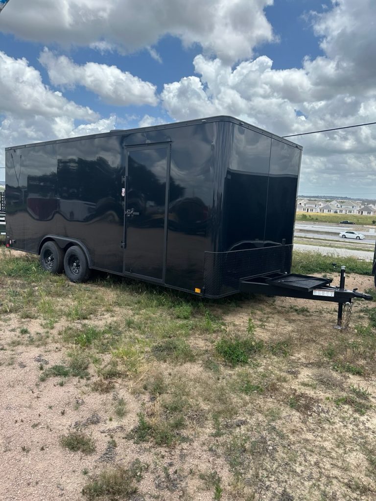 Enclosed Trailer With Tie Downs