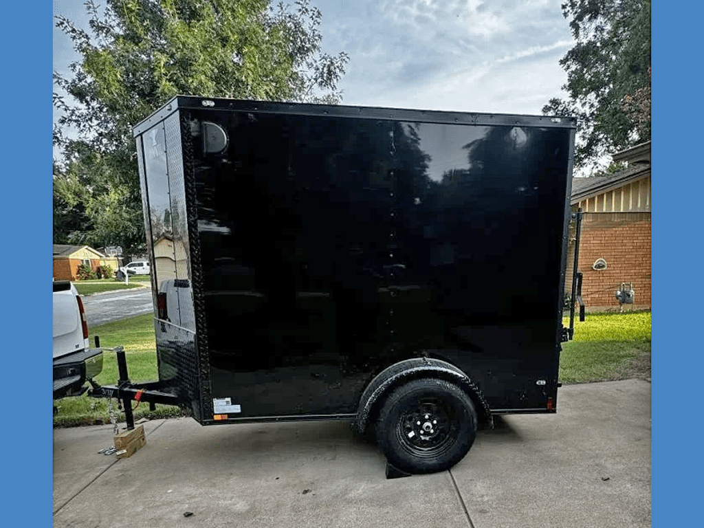 2024 5x8 Bumper Pull Enclosed Trailer