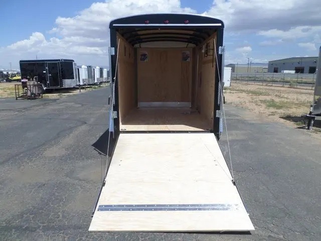 6x10 Enclosed Cargo Trailer (White)