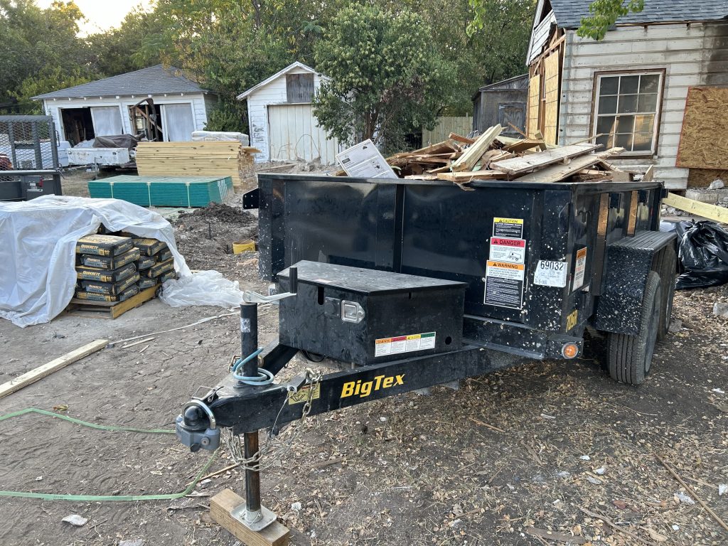 Big Tex dump trailer