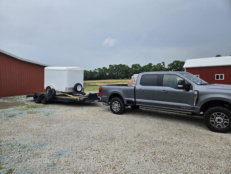 Car trailer, Flat bed trailer, 20' car trailer