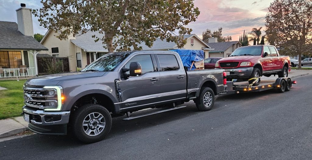 Car trailer, Flat bed trailer, 20' car trailer