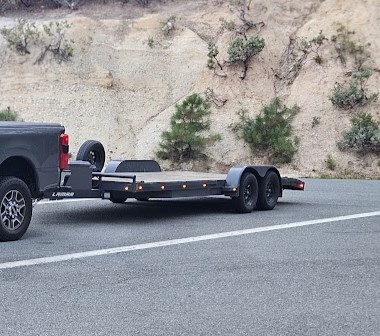 Car trailer, Flat bed trailer, 20' car trailer