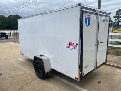 6 X 12 V-Nose Enclosed Cargo Trailer