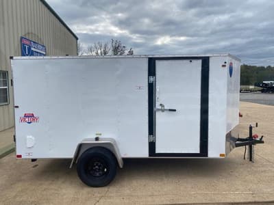 6 X 12 V-Nose Enclosed Cargo Trailer