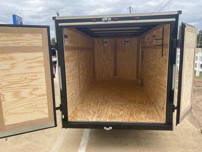 6 X 12 V-Nose Enclosed Cargo Trailer